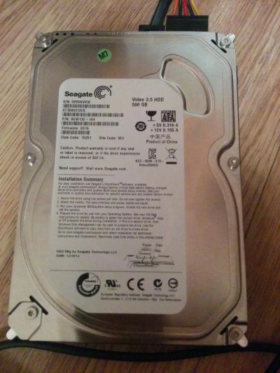 Лот: 6553996. Фото: 1. Бесшумный Жесткий диск Seagate... Жёсткие диски