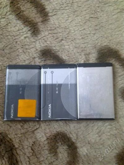 Лот: 2490915. Фото: 1. продам 3 батарейки для NOKIA. Аккумуляторы