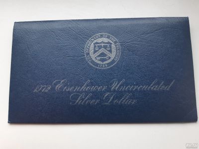 Лот: 4762447. Фото: 1. США 1 доллар 1972 г ( доллар Эйзенхауэр... Америка
