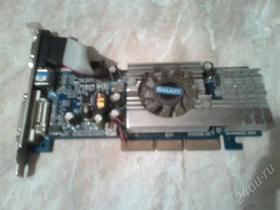 Лот: 354342. Фото: 1. Видеокарта GeForce 6200A AGP 8x... Видеокарты