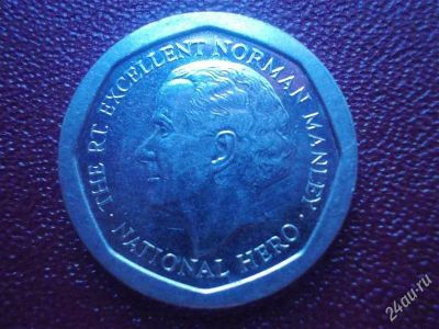 Лот: 2702952. Фото: 1. Ямайка 5 долларов 1996 год. Остальные страны