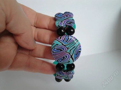 Лот: 329381. Фото: 1. Изделия из полимерной глины,браслет... Браслеты