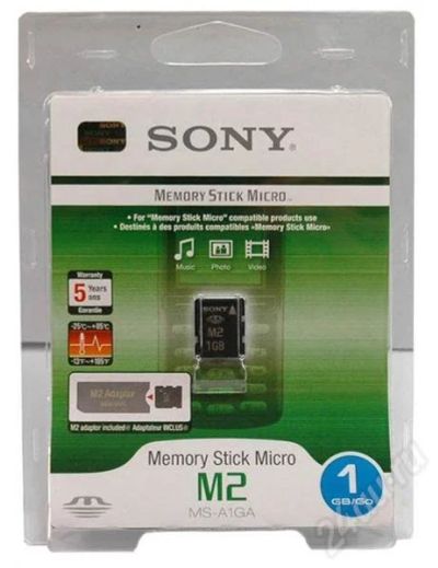 Лот: 533209. Фото: 1. Карта памяти SONY Memory Stick... Карты памяти