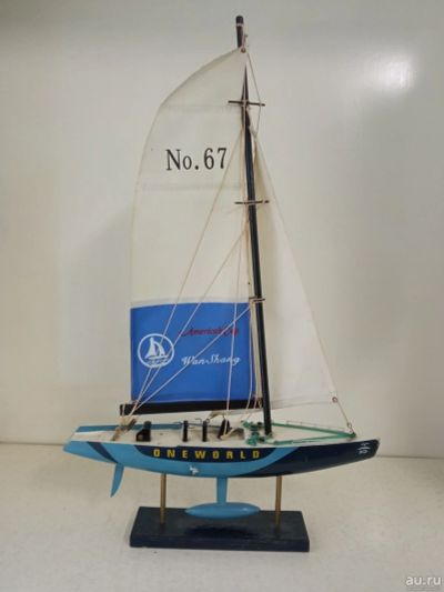 Лот: 17311752. Фото: 1. Модель кораблик парусник яхта. Судомоделизм