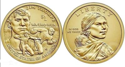 Лот: 17991359. Фото: 1. США 1 доллар 2018 D Сакагавея... Америка