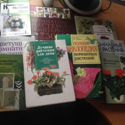 Лот: 3361707. Фото: 1. Коллекция книг про комнатные растения... Другое (комнатные растения и уход)