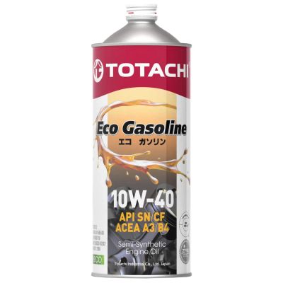 Лот: 20073347. Фото: 1. TOTACHI Eco Gasoline 10w40 SN... Масла, жидкости