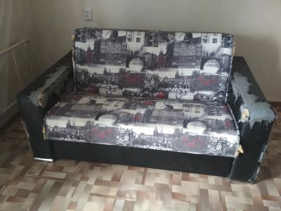 Лот: 17393332. Фото: 1. Диван-раскладушка из 3-х секций... Диваны