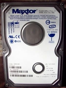 Лот: 3003270. Фото: 1. Жесткий диск (винчестер) Maxtor... Жёсткие диски (HDD)
