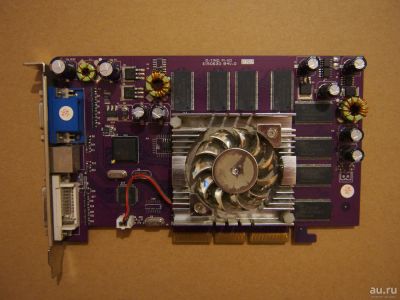 Лот: 9667522. Фото: 1. AGP GeForce4 Ti 4200 64MB. Видеокарты