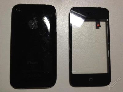 Лот: 1659938. Фото: 1. Корпус iPhone 3g/3gs 8гб (задняя... Корпуса, клавиатуры, кнопки