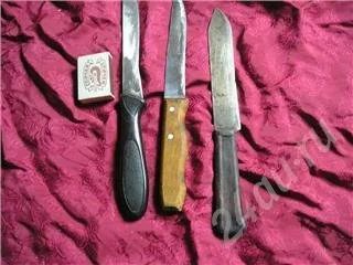 Лот: 438878. Фото: 1. 3 ножика на кухню. Столовые приборы, ножи
