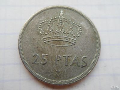 Лот: 8571687. Фото: 1. Испания 25 песет 1982. Европа