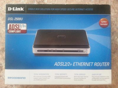 Лот: 6092704. Фото: 1. ADSL D-link DSL - 2500U. Маршрутизаторы (роутеры)