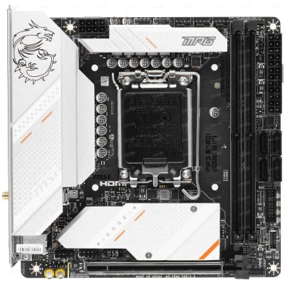 Лот: 24988361. Фото: 1. MSI MPG B760I EDGE WIFI. Материнские платы