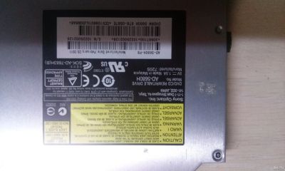 Лот: 13603617. Фото: 1. DVD привод Sony AD-5680H для MacBook... Приводы CD, DVD, BR, FDD