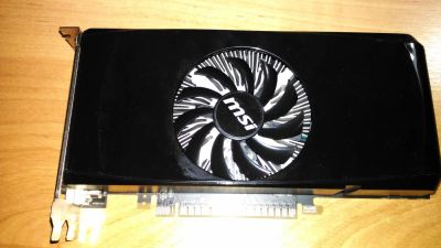 Лот: 9509625. Фото: 1. MSI GeForce GTX 550 ti. Видеокарты