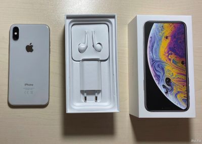 Лот: 15767478. Фото: 1. iPhone XS 256Gb Silver Белый... Смартфоны