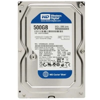 Лот: 10268848. Фото: 1. hdd 3,5 wd5000AAKX 500gb sata... Жёсткие диски