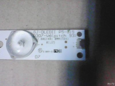 Лот: 14930902. Фото: 1. Led String GJ-DLedII P5-315 D307-V6... Запчасти для телевизоров, видеотехники, аудиотехники