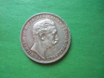 Лот: 19342489. Фото: 1. Пруссия 3 марки 1910 г.,серебро... Германия и Австрия