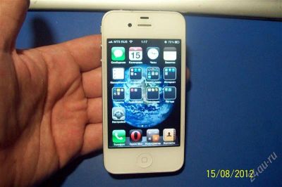 Лот: 2041224. Фото: 1. Apple iPhone 4 16Gb White продажа-обмен. Смартфоны
