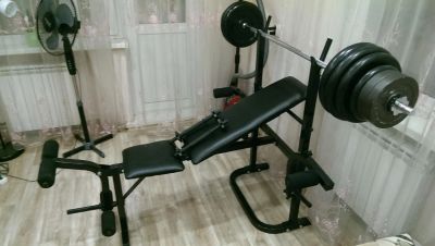 Лот: 6885133. Фото: 1. Скамья для жима лёжа. Силовые, скамьи, стойки