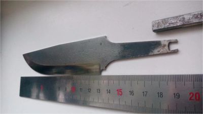 Лот: 10656906. Фото: 1. Клинок для ножа Р6М5 (полотно... Ножи, топоры