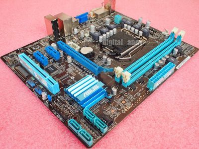 Лот: 12479365. Фото: 1. comp.mb.#129 ASUS P8H61-M PLUS... Материнские платы