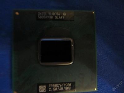 Лот: 5952779. Фото: 1. Процессор Intel Core 2 Duo T9300... Процессоры