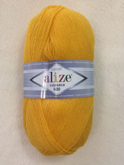 Лот: 12751504. Фото: 1. Пряжа Alize Lanagold 800 49% шерсть... Ткани, нитки, пряжа