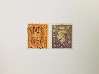 Лот: 23963689. Фото: 1. Король Георг VI. Неполная серия... Марки