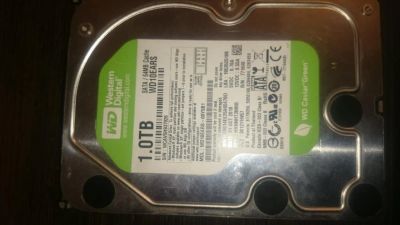 Лот: 10493308. Фото: 1. Жёсткий диск 3'5 hdd wd 1.0TB... Жёсткие диски (HDD)
