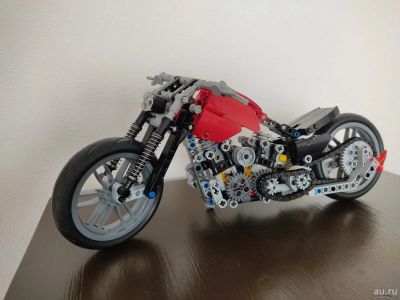 Лот: 16220598. Фото: 1. Конструктор мотоцикл аналог LEGO... Конструкторы