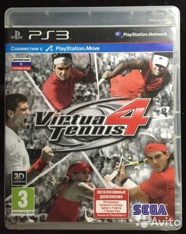 Лот: 4389729. Фото: 1. Virtual Tennis 4 (Очень крутая... Игры для консолей