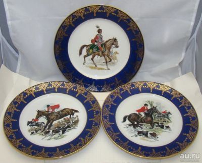 Лот: 17148291. Фото: 1. Gloria тарелки фарфоровые коллекционные... Фарфор, керамика