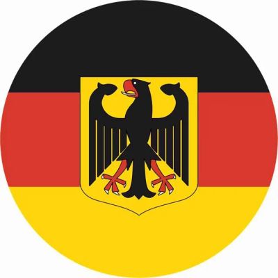 Лот: 4976594. Фото: 1. Наклейка на авто «Флаг Германии... Флаги, гербы