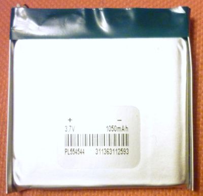 Лот: 17346531. Фото: 1. Аккумулятор PL554544 Li-Ion, 3... Аккумуляторы