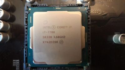 Лот: 15920399. Фото: 1. Процессор Intel Core i7 7700 и... Процессоры