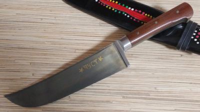 Лот: 15205708. Фото: 1. Пчак, узбекский нож. Сталь ШХ-15. Столовые приборы, ножи