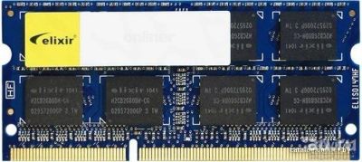 Лот: 17362328. Фото: 1. Elixir DDR3 4GB SO-dimm (M2S4G64CB8HG5N-CG... Оперативная память