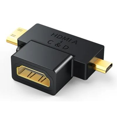 Лот: 21574283. Фото: 1. Адаптер UGREEN Micro HDMI + Mini... WiFi, Bluetooth адаптеры