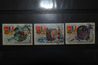 Лот: 3903896. Фото: 1. 1982 Совместный советско-французский... Марки