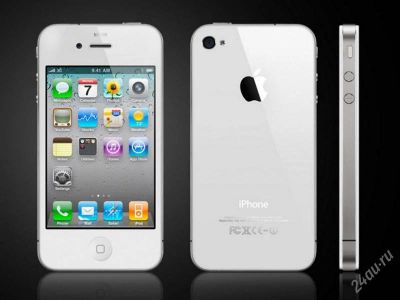 Лот: 1425838. Фото: 1. iPhone 4 16gb white. Смартфоны