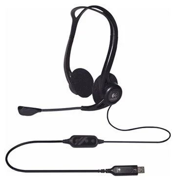 Лот: 18856500. Фото: 1. Гарнитура Logitech PC 960 провод... Наушники, гарнитуры