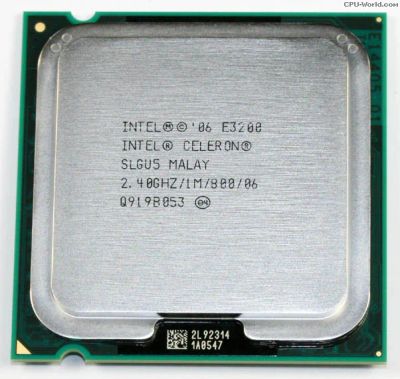 Лот: 7923561. Фото: 1. Процессор celeron e3200. Процессоры