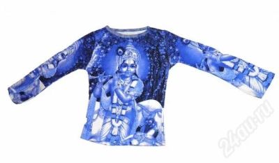 Лот: 727273. Фото: 1. Кофточка с изображением Кришны. Свитеры, толстовки, худи
