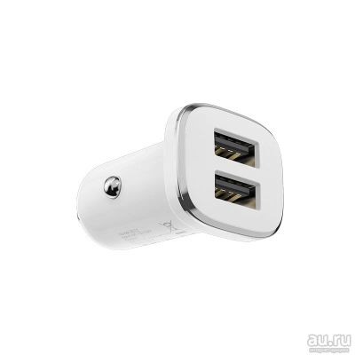 Лот: 18097823. Фото: 1. АЗУ 2 USB Borofone BZ12 5V-2.4A... Зарядные устройства, блоки питания, адаптеры сетевые для смартфонов