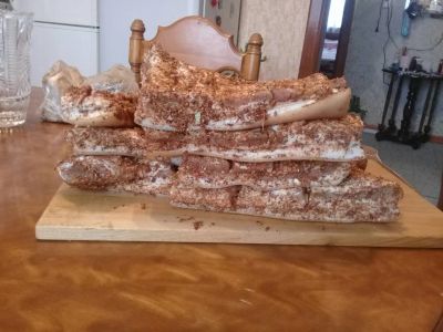 Лот: 12539124. Фото: 1. Сало домашнее соленое. Мясо, птица, яйцо