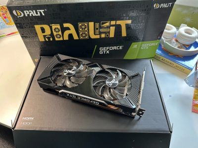 Лот: 20407034. Фото: 1. Видеокарта Palit GeForce GTX 1660... Видеокарты